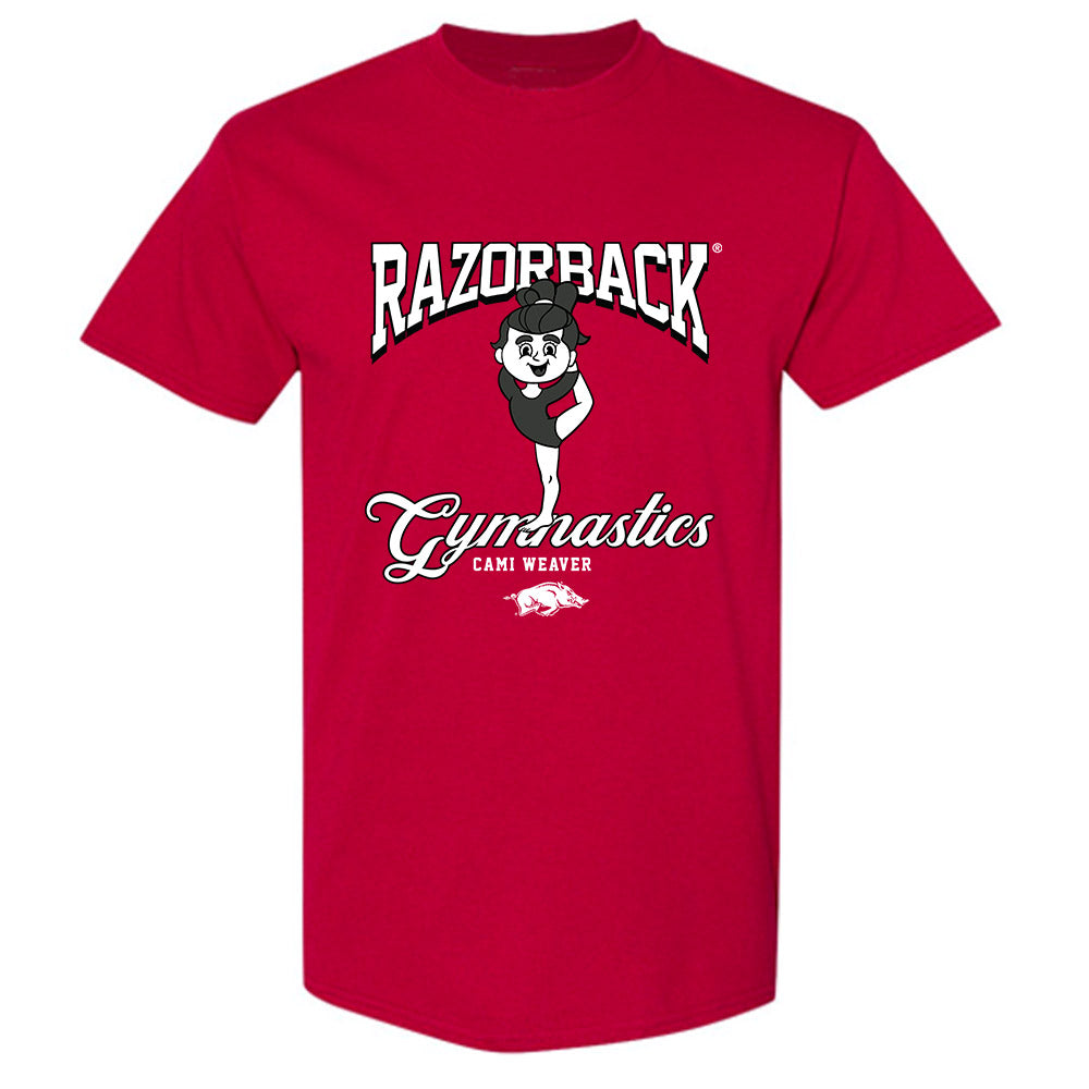 Arkansas - NCAA Women's Gymnastics : Cami Weaver - Fashion Shersey T-Shirt-0