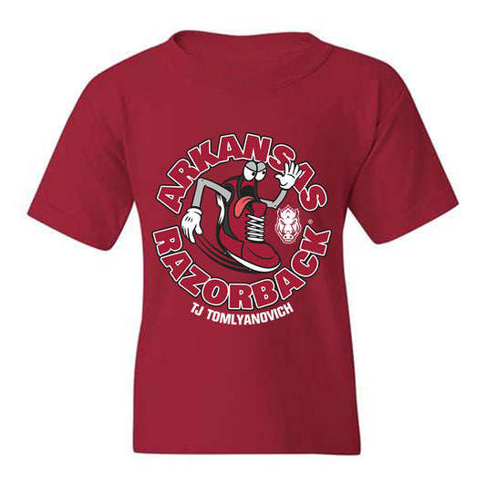 Arkansas - NCAA Men's Track & Field : TJ Tomlyanovich - Fashion Shersey Youth T-Shirt