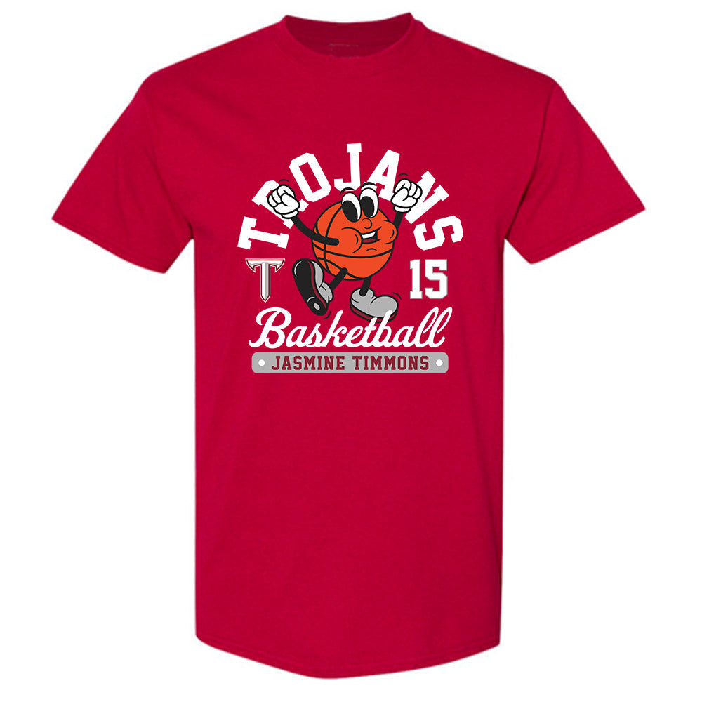 Troy - NCAA Women's Basketball : Jasmine Timmons - Fashion Shersey T-Shirt-0