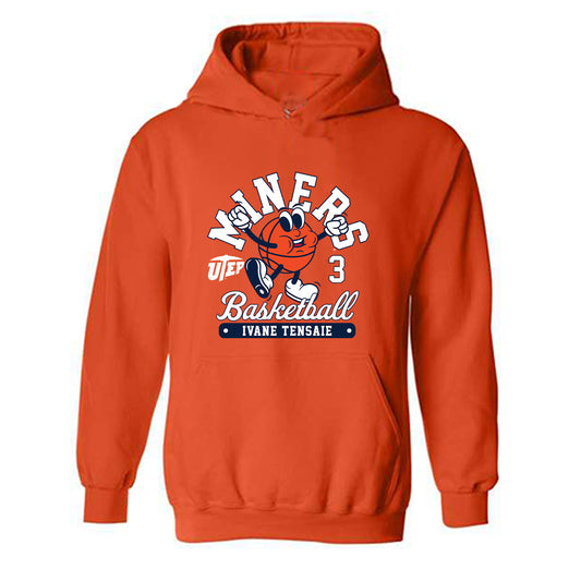 UTEP - NCAA Women's Basketball : Ivane Tensaie - Fashion Shersey Hooded Sweatshirt-0