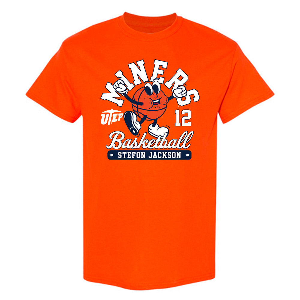 UTEP - Men's Basketball Legends : Stefon Jackson - Fashion Shersey T-Shirt-0