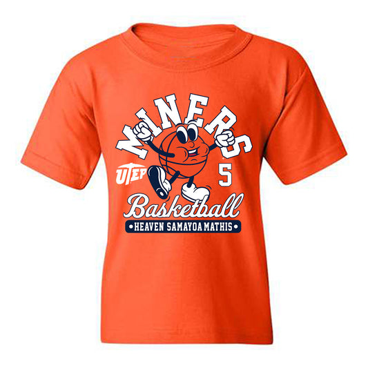 UTEP - NCAA Women's Basketball : Heaven Samayoa-Mathis - Fashion Shersey Youth T-Shirt-0