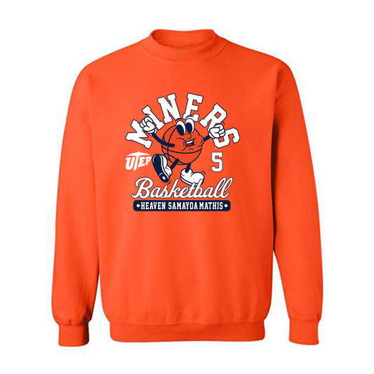 UTEP - NCAA Women's Basketball : Heaven Samayoa-Mathis - Fashion Shersey Crewneck Sweatshirt-0