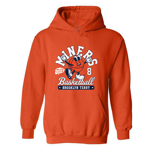UTEP - NCAA Women's Basketball : Brooklyn Terry - Fashion Shersey Hooded Sweatshirt-0