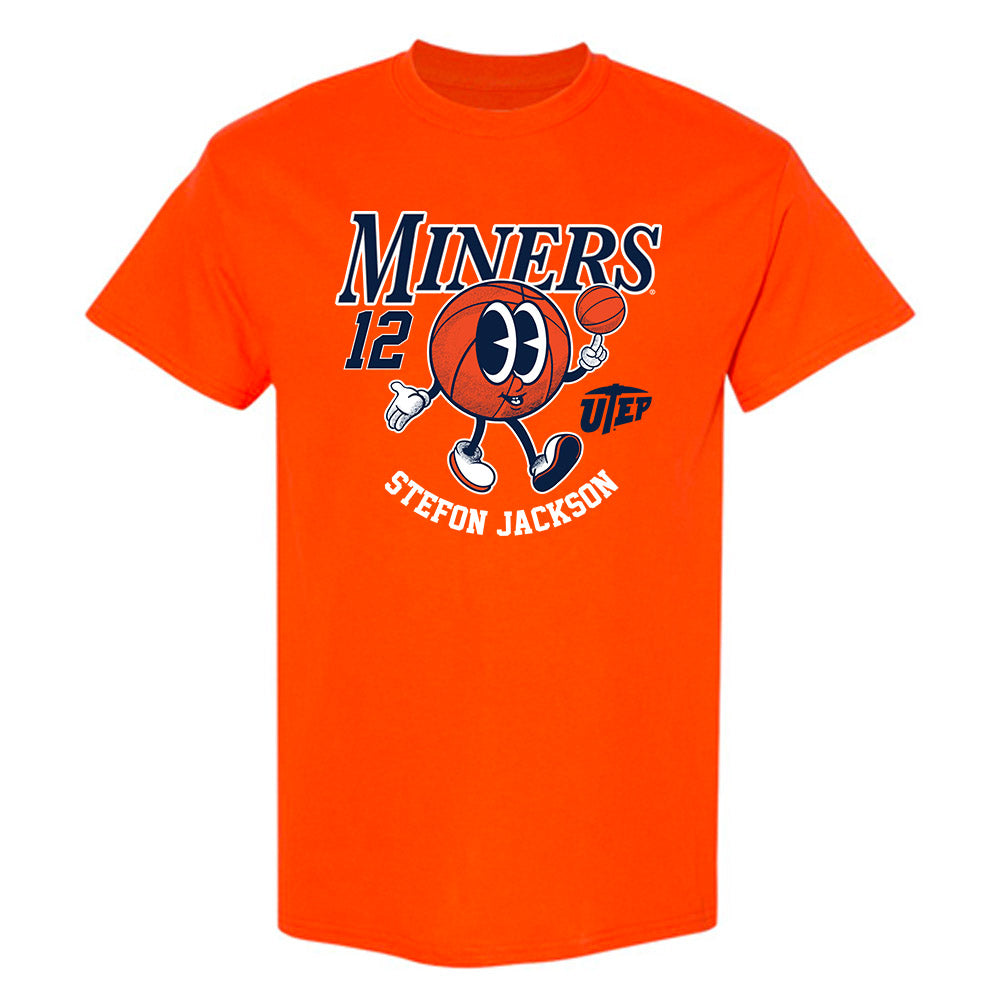 UTEP - Men's Basketball Legends : Stefon Jackson - Fashion Shersey T-Shirt-0