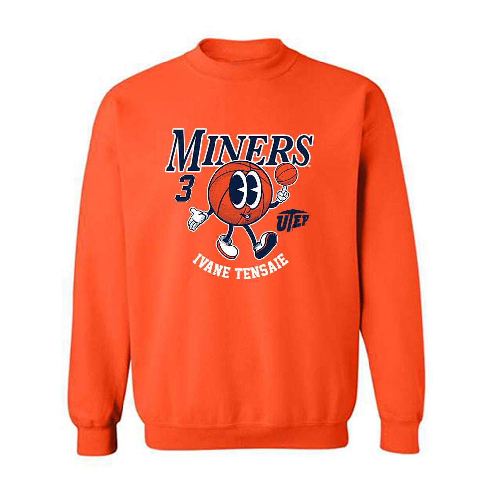 UTEP - NCAA Women's Basketball : Ivane Tensaie - Fashion Shersey Crewneck Sweatshirt-0