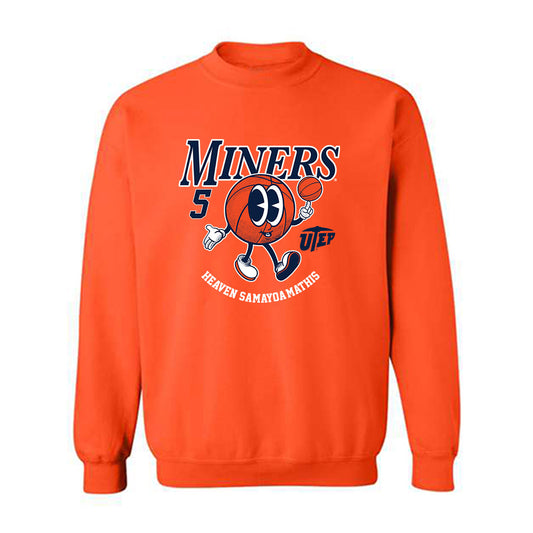UTEP - NCAA Women's Basketball : Heaven Samayoa-Mathis - Fashion Shersey Crewneck Sweatshirt-0
