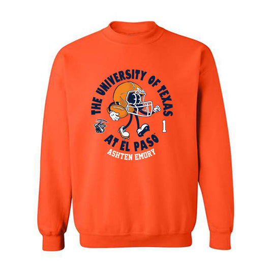 UTEP - NCAA Football : Ashten Emory - Fashion Shersey Crewneck Sweatshirt-0