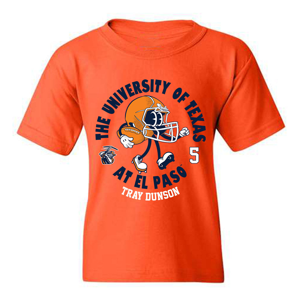 UTEP - NCAA Football : Tray Dunson - Fashion Shersey Youth T-Shirt