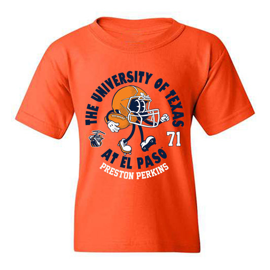 UTEP - NCAA Football : Preston Perkins - Fashion Shersey Youth T-Shirt-0