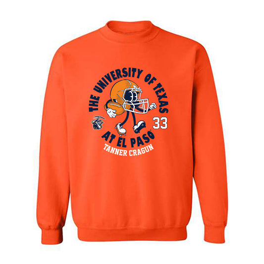 UTEP - NCAA Football : Tanner Cragun - Fashion Shersey Crewneck Sweatshirt-0