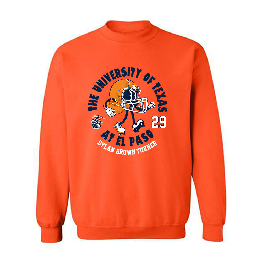 UTEP - NCAA Football : Dylan Brown-Turner - Fashion Shersey Crewneck Sweatshirt