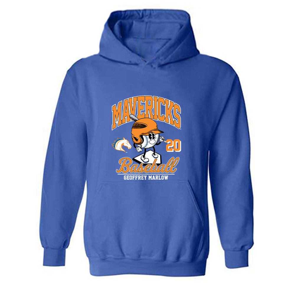 Texas Arlington - NCAA Baseball : Geoffrey Marlow - Fashion Shersey Hooded Sweatshirt-0