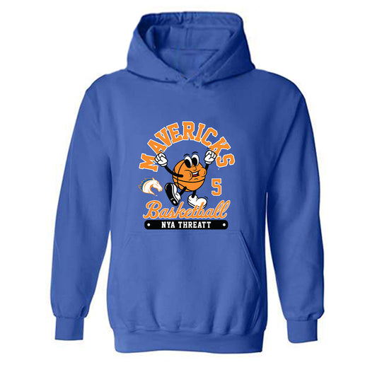 Texas Arlington - NCAA Women's Basketball : nya threatt - Fashion Shersey Hooded Sweatshirt-0