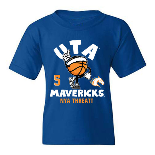 Texas Arlington - NCAA Women's Basketball : nya threatt - Fashion Shersey Youth T-Shirt-0