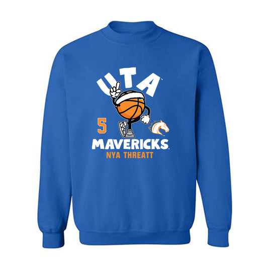 Texas Arlington - NCAA Women's Basketball : nya threatt - Fashion Shersey Crewneck Sweatshirt-0