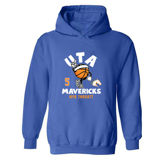 Texas Arlington - NCAA Women's Basketball : nya threatt - Fashion Shersey Hooded Sweatshirt-0