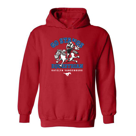 SMU - NCAA Equestrian : Katelyn VanDenburg - Fashion Shersey Hooded Sweatshirt-0