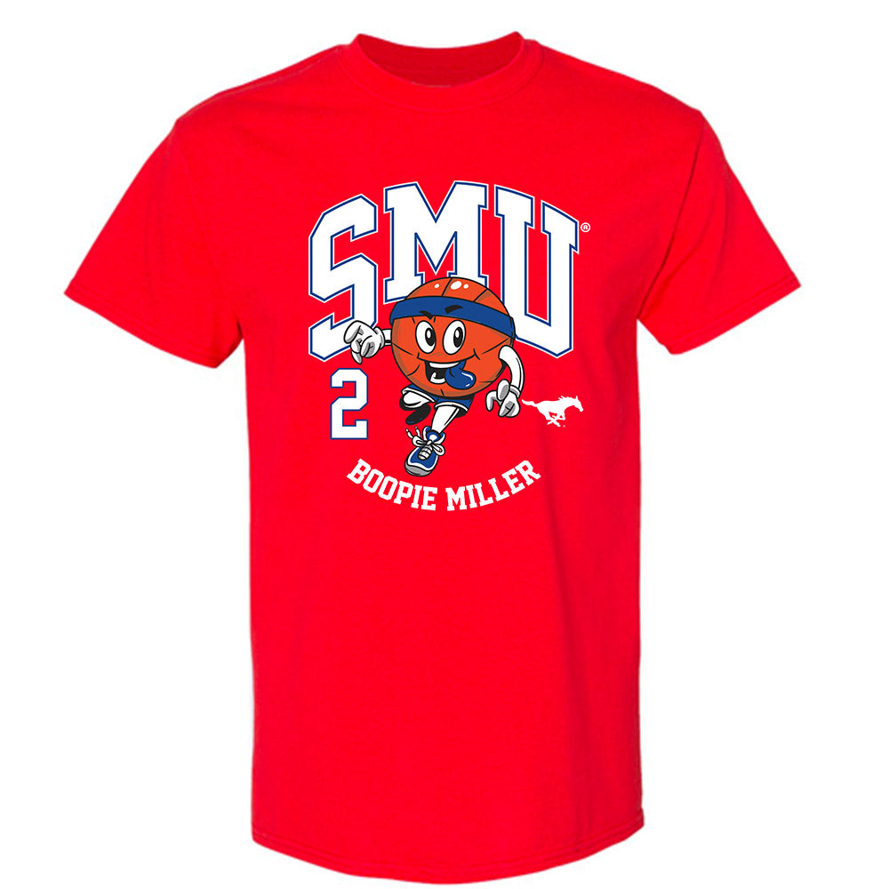 SMU - NCAA Men's Basketball : Boopie Miller - Fashion Shersey T-Shirt-0