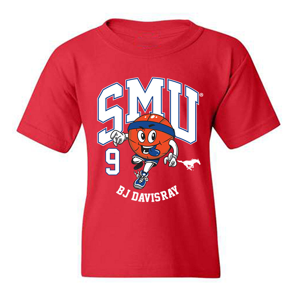 SMU - NCAA Men's Basketball : Bj Davis-Ray - Fashion Shersey Youth T-Shirt-0