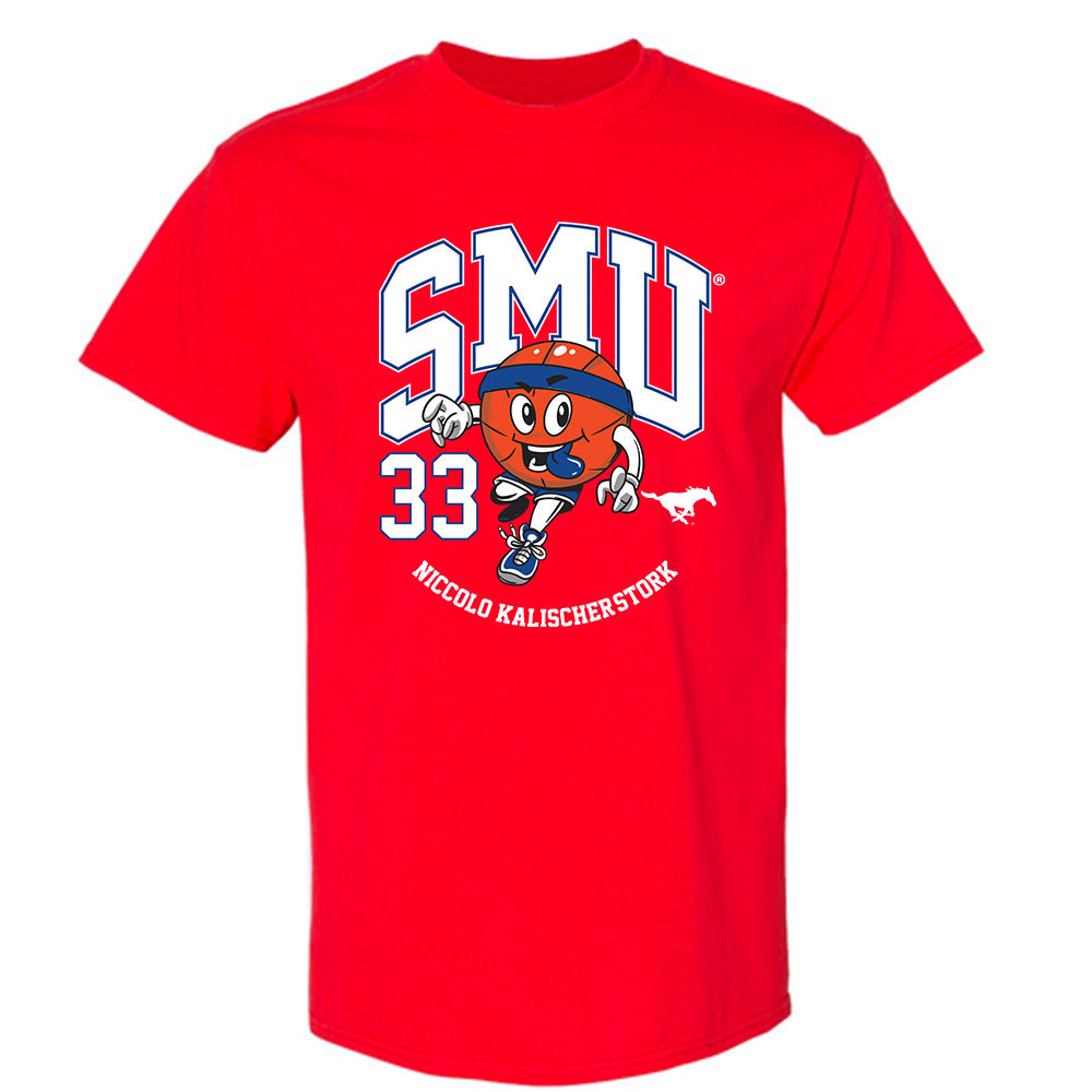 SMU - NCAA Men's Basketball : Niccolo Kalischer-Stork - Fashion Shersey T-Shirt-0
