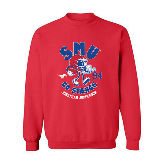 SMU - NCAA Football : Jonathan Jefferson - Crewneck Sweatshirt-0
