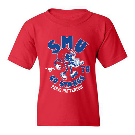 SMU - NCAA Football : Paris Patterson - Youth T-Shirt-0