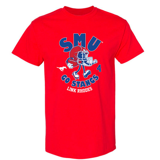 SMU - NCAA Football : Link Rhodes - T-Shirt-0