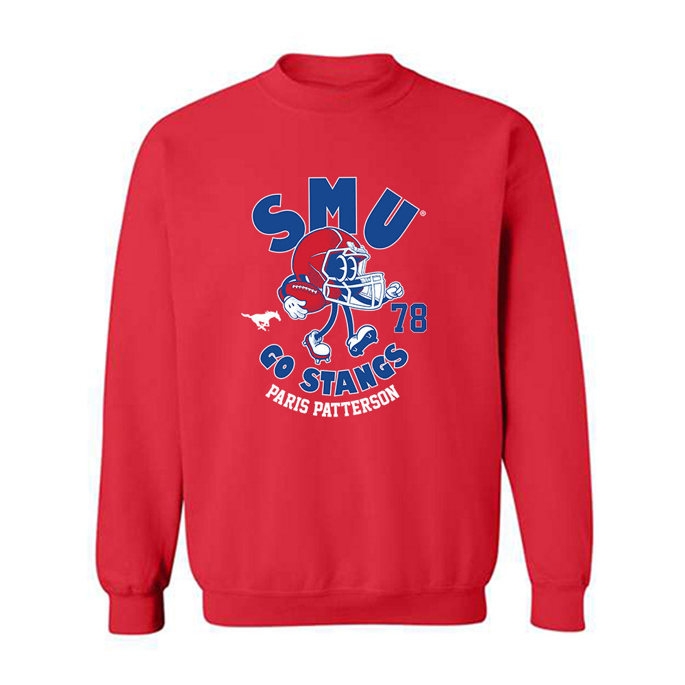 SMU - NCAA Football : Paris Patterson - Crewneck Sweatshirt-0