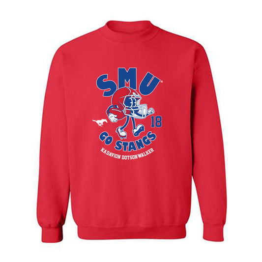 SMU - NCAA Football : Ka'Davion Dotson-Walker - Crewneck Sweatshirt-0
