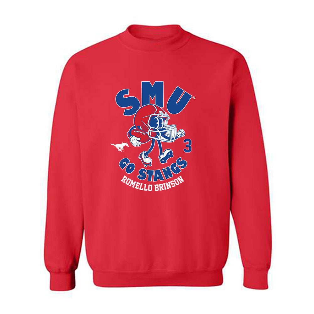 SMU - NCAA Football : Romello Brinson - Crewneck Sweatshirt-0