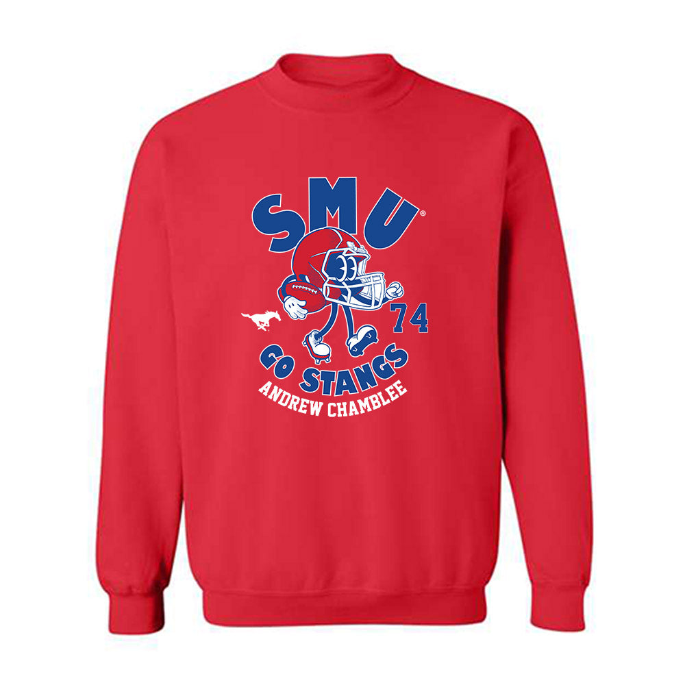 SMU - NCAA Football : Andrew Chamblee - Crewneck Sweatshirt-0