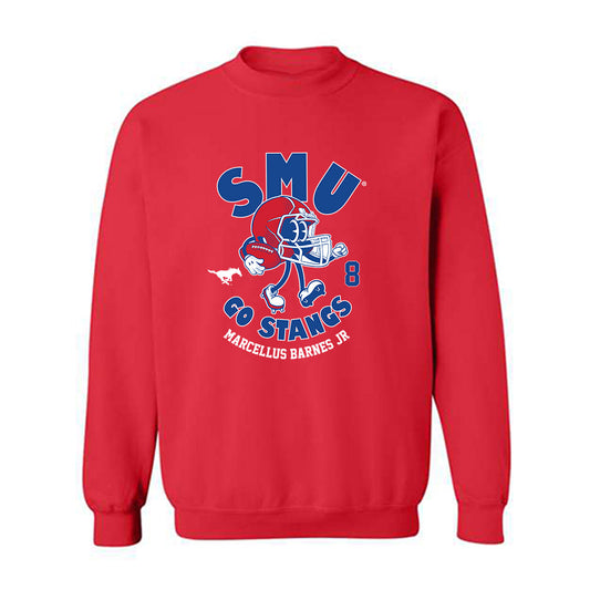 SMU - NCAA Football : Marcellus Barnes Jr - Crewneck Sweatshirt-0