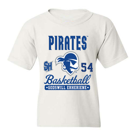 Seton Hall - NCAA Men's Basketball : Godswill Erheriene - Fashion Shersey Youth T-Shirt-0