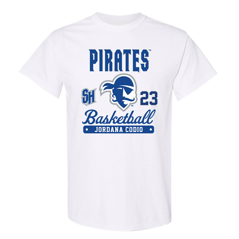 Seton Hall - NCAA Women's Basketball : Jordana Codio - Fashion Shersey T-Shirt-0