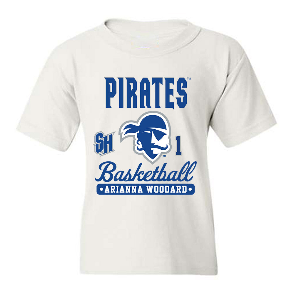 Seton Hall - NCAA Women's Basketball : Arianna Woodard - Fashion Shersey Youth T-Shirt-0