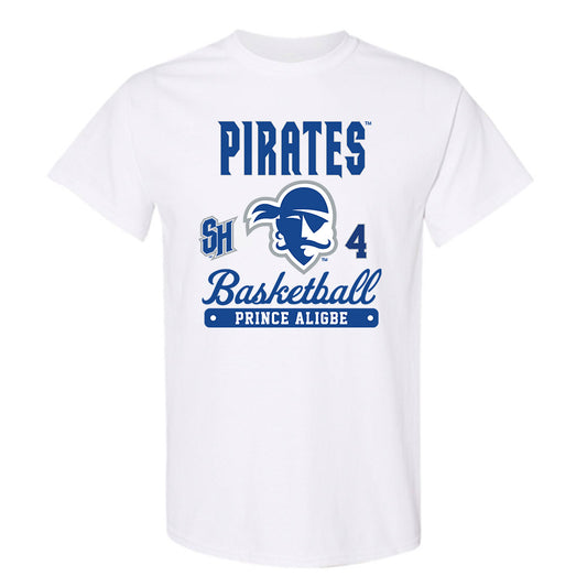 Seton Hall - NCAA Men's Basketball : Prince Aligbe - Fashion Shersey T-Shirt-0