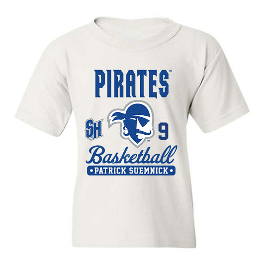 Seton Hall - NCAA Men's Basketball : Patrick Suemnick - Fashion Shersey Youth T-Shirt-0