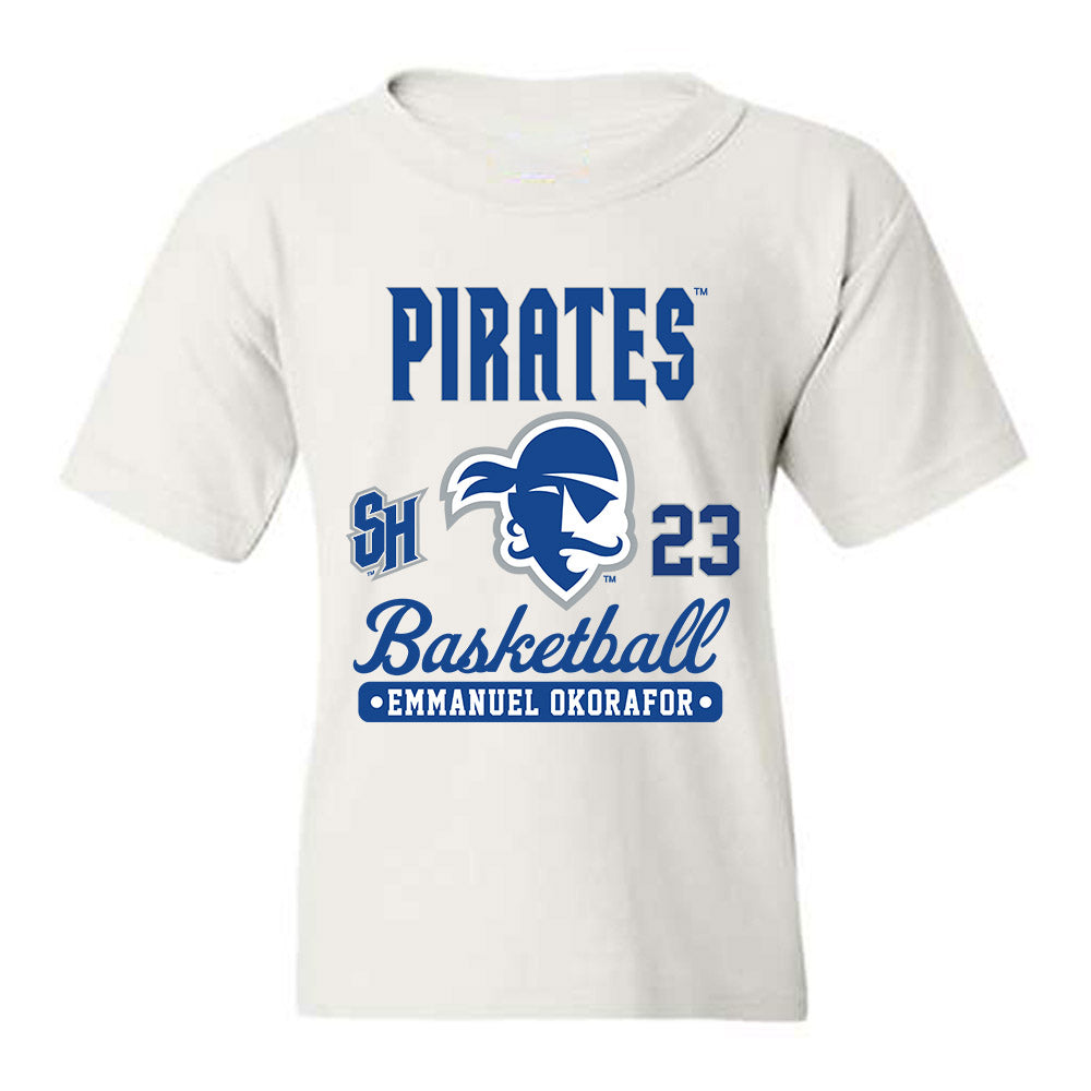 Seton Hall - NCAA Men's Basketball : Emmanuel Okorafor - Fashion Shersey Youth T-Shirt-0