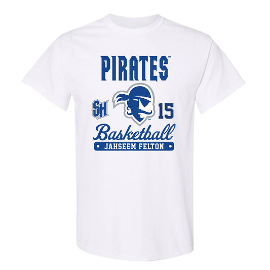 Seton Hall - NCAA Men's Basketball : Jahseem Felton - Fashion Shersey T-Shirt-0