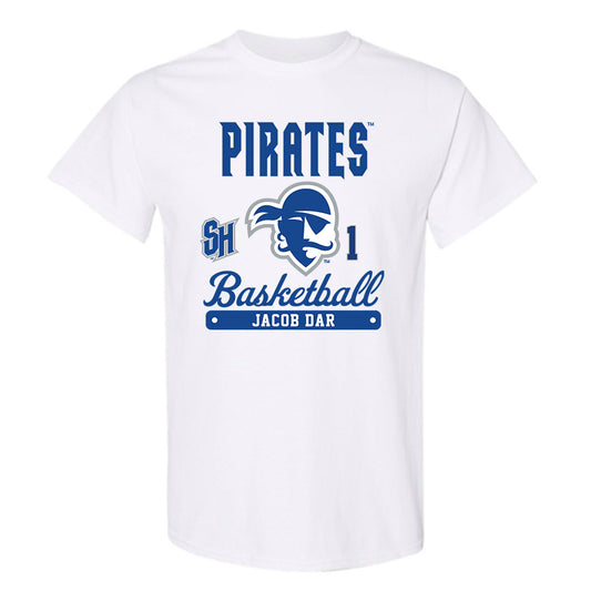 Seton Hall - NCAA Men's Basketball : Jacob Dar - Fashion Shersey T-Shirt-0