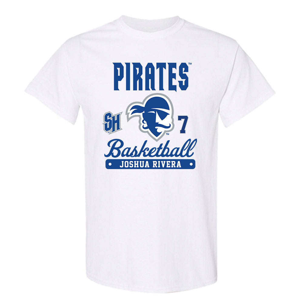 Seton Hall - NCAA Men's Basketball : Joshua Rivera - Fashion Shersey T-Shirt-0