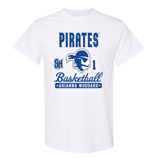 Seton Hall - NCAA Women's Basketball : Arianna Woodard - Fashion Shersey T-Shirt-0