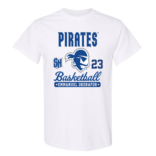 Seton Hall - NCAA Men's Basketball : Emmanuel Okorafor - Fashion Shersey T-Shirt-0