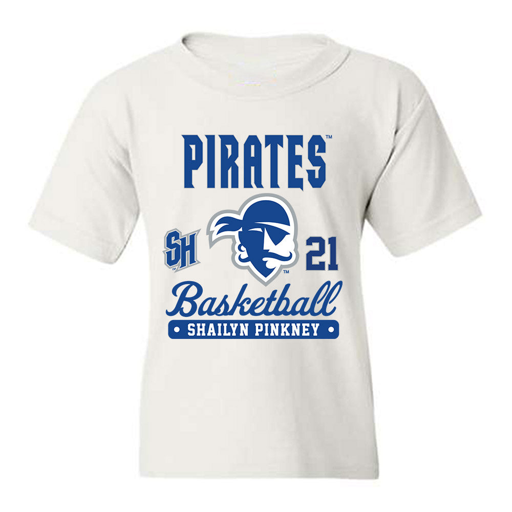 Seton Hall - NCAA Women's Basketball : Shailyn Pinkney - Fashion Shersey Youth T-Shirt-0