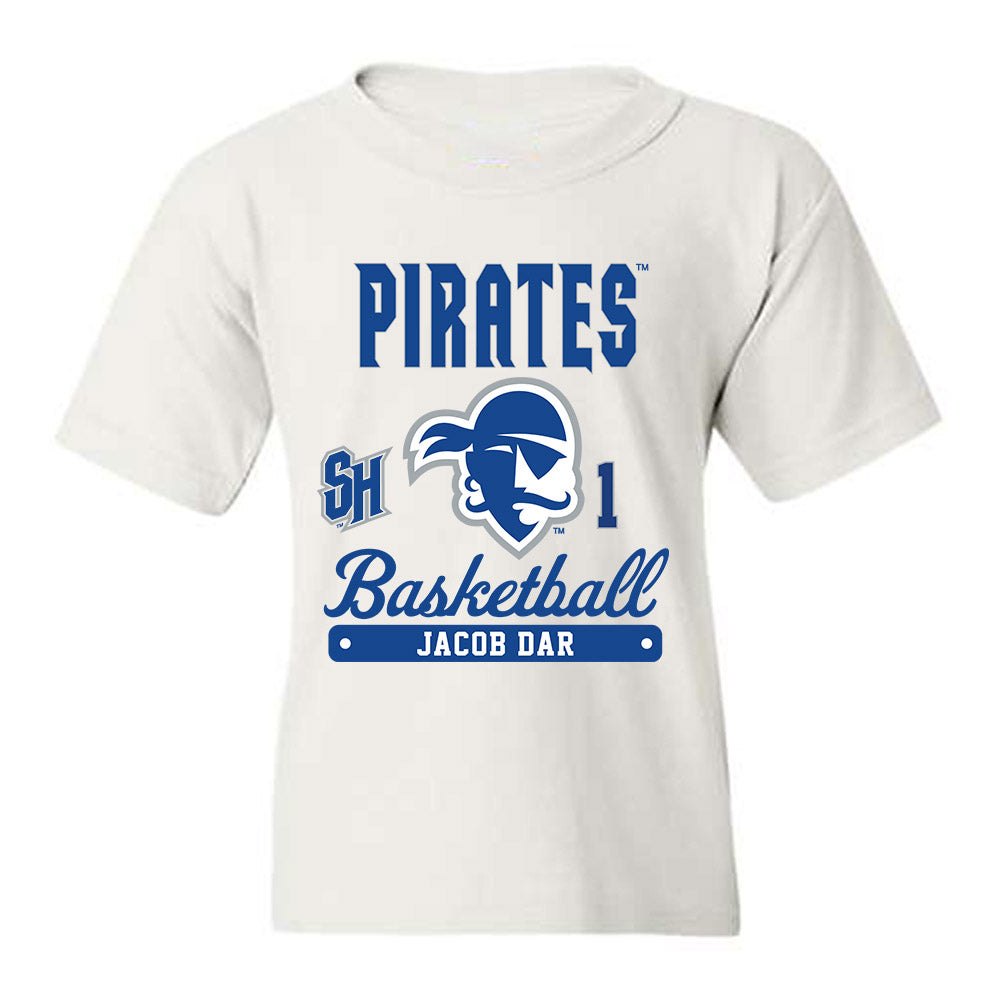 Seton Hall - NCAA Men's Basketball : Jacob Dar - Fashion Shersey Youth T-Shirt-0