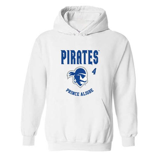 Seton Hall - NCAA Men's Basketball : Prince Aligbe - Fashion Shersey Hooded Sweatshirt-0