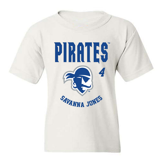 Seton Hall - NCAA Women's Basketball : Savanna Jones - Fashion Shersey Youth T-Shirt-0