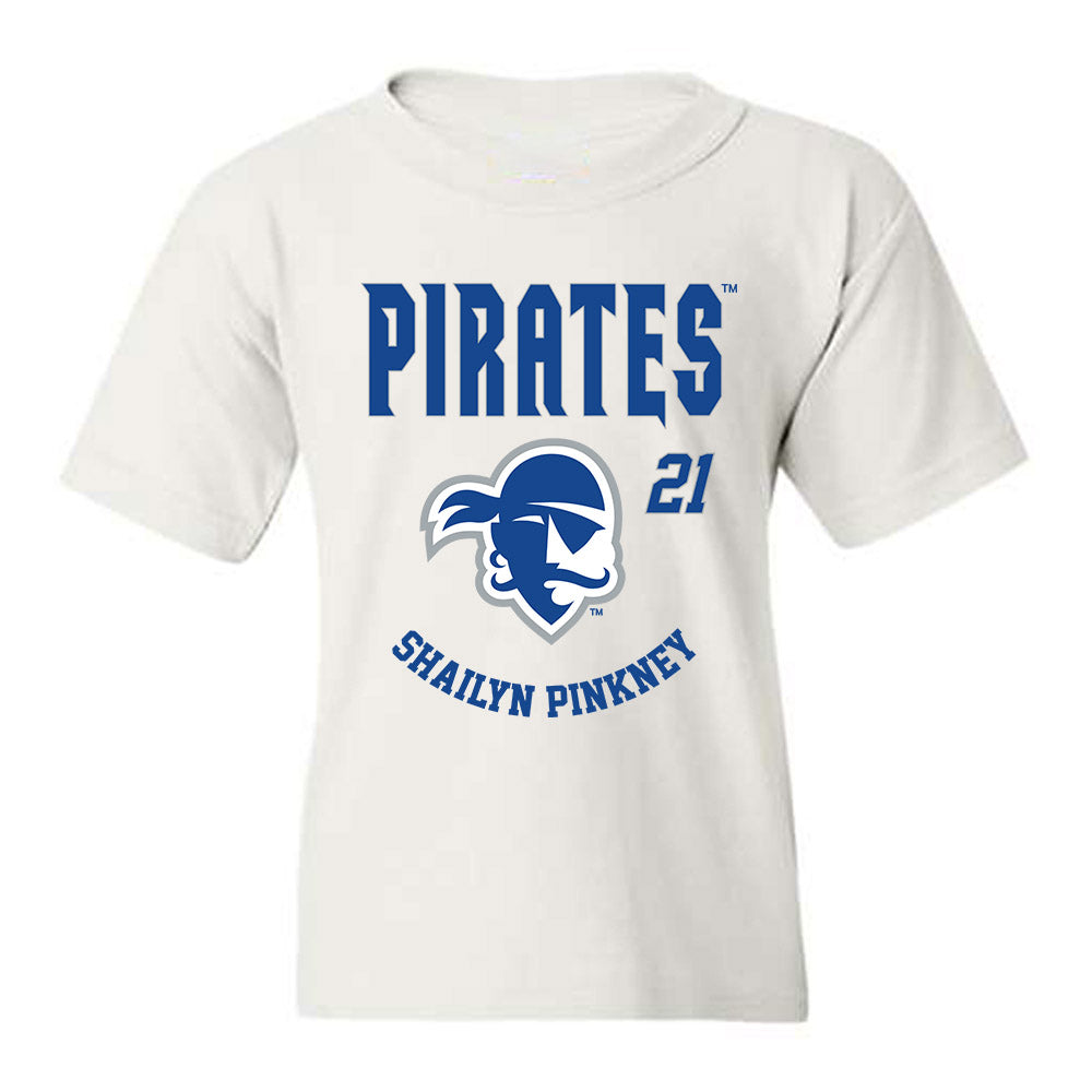 Seton Hall - NCAA Women's Basketball : Shailyn Pinkney - Fashion Shersey Youth T-Shirt-0