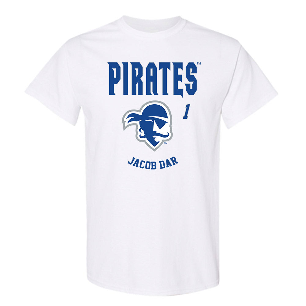 Seton Hall - NCAA Men's Basketball : Jacob Dar - Fashion Shersey T-Shirt-0
